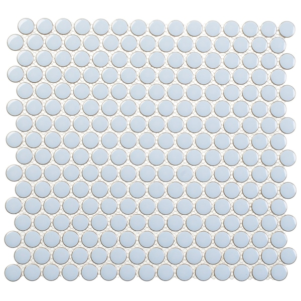 Andova Tiles Alpin-Breezo 1 in. x 1 in. Porcelain Penny Round Mosaic Wall and Floor Tile Andova Tiles - main